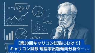 【第30回キャリコン試験にむけて】キャリコン試験 理論家出題傾向分析ツール 