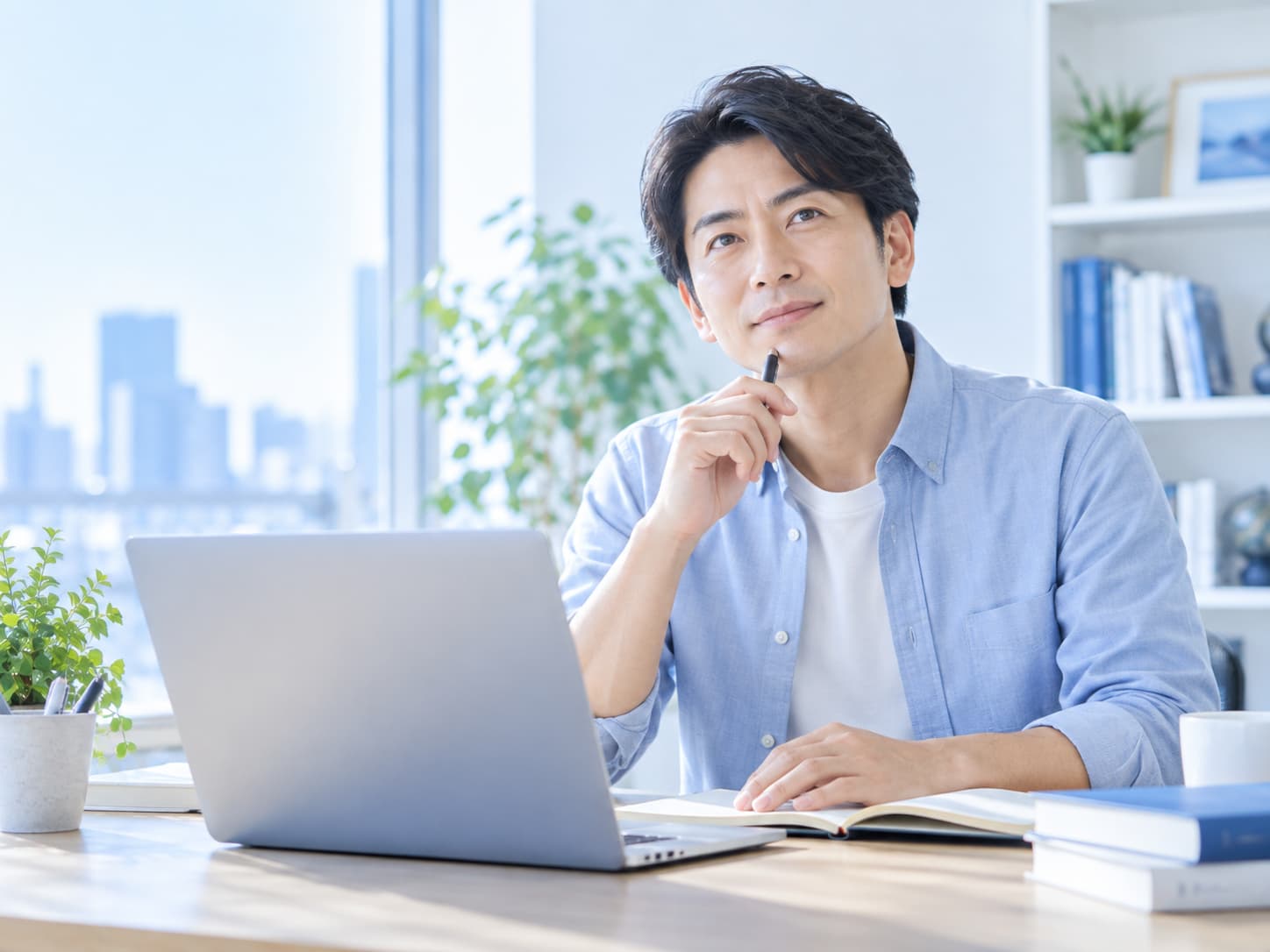 国キャリ受験に取り組む日本人受講者のイメージ